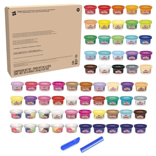 Play-Doh Ultimate Color Collection 65-Pack of 1-oz Cans, Includes Sparkle, Confe