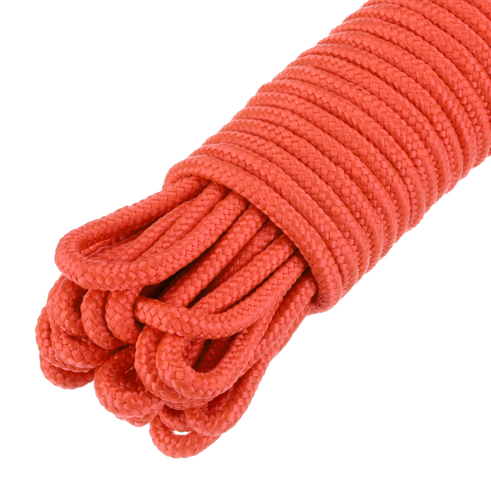 Braided Polypropylene Rope 30M/98ft 5mm Orange Indoor Outdoor