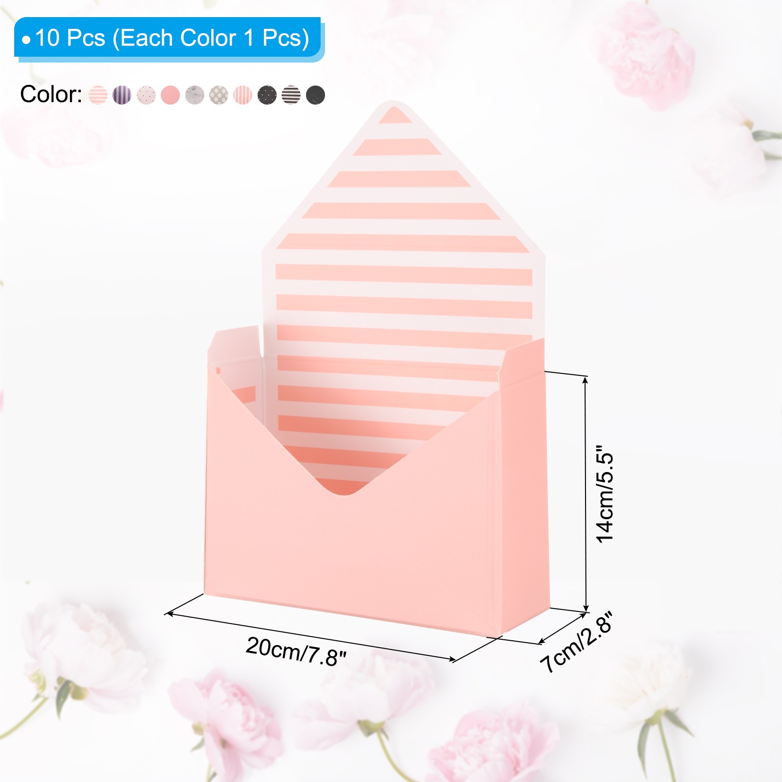 Paper Flower Gift Bags, 10 Pcs Paper Bouquet Flower Gift Bag