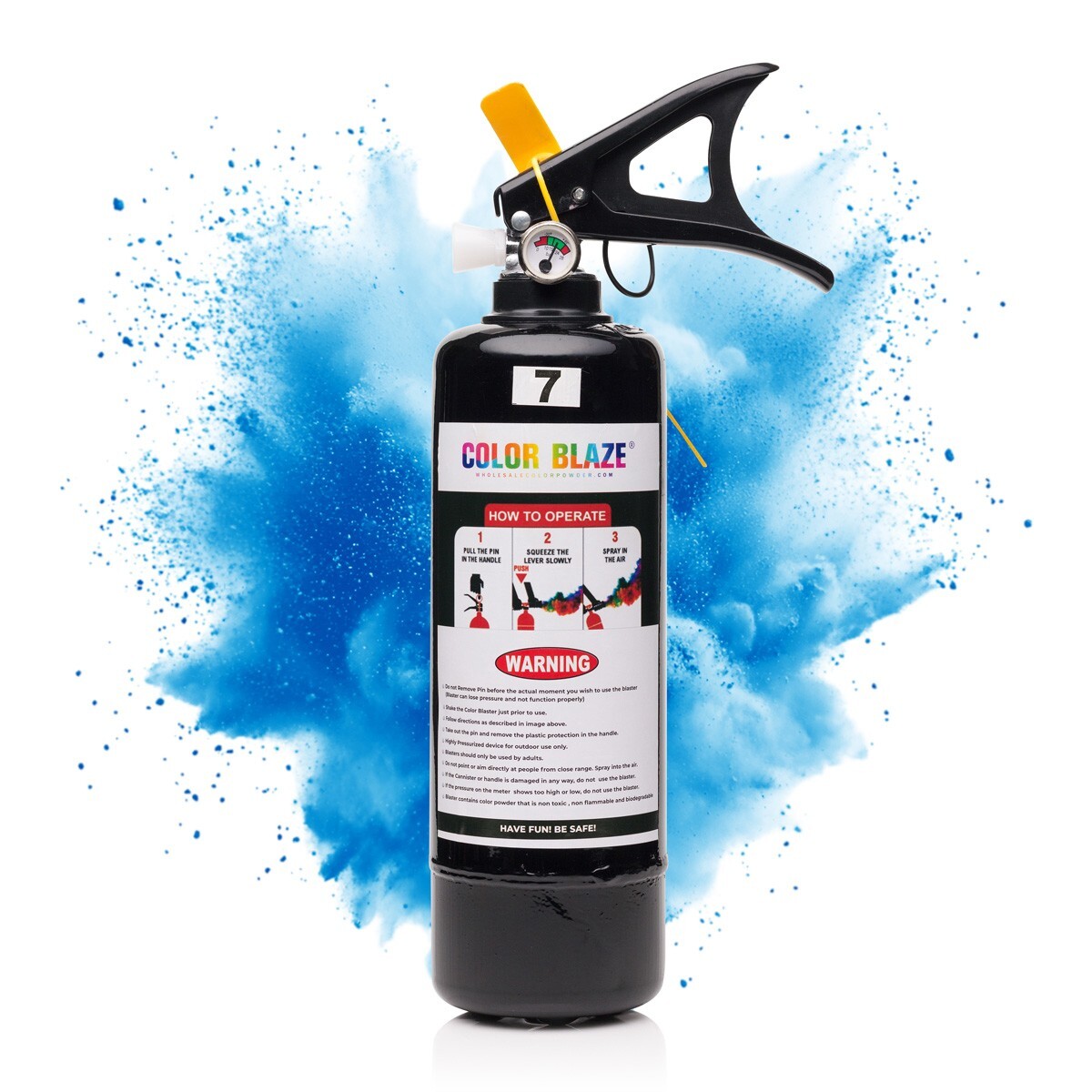 3lb Gender Reveal Blaster – 15×4″ – Gender Reveal Color Powder Blaster – Blue
