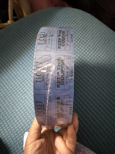 Raffle Tickets 2000 Double Blue By The Coin Tainer Co Made In USA Factory Sealed
