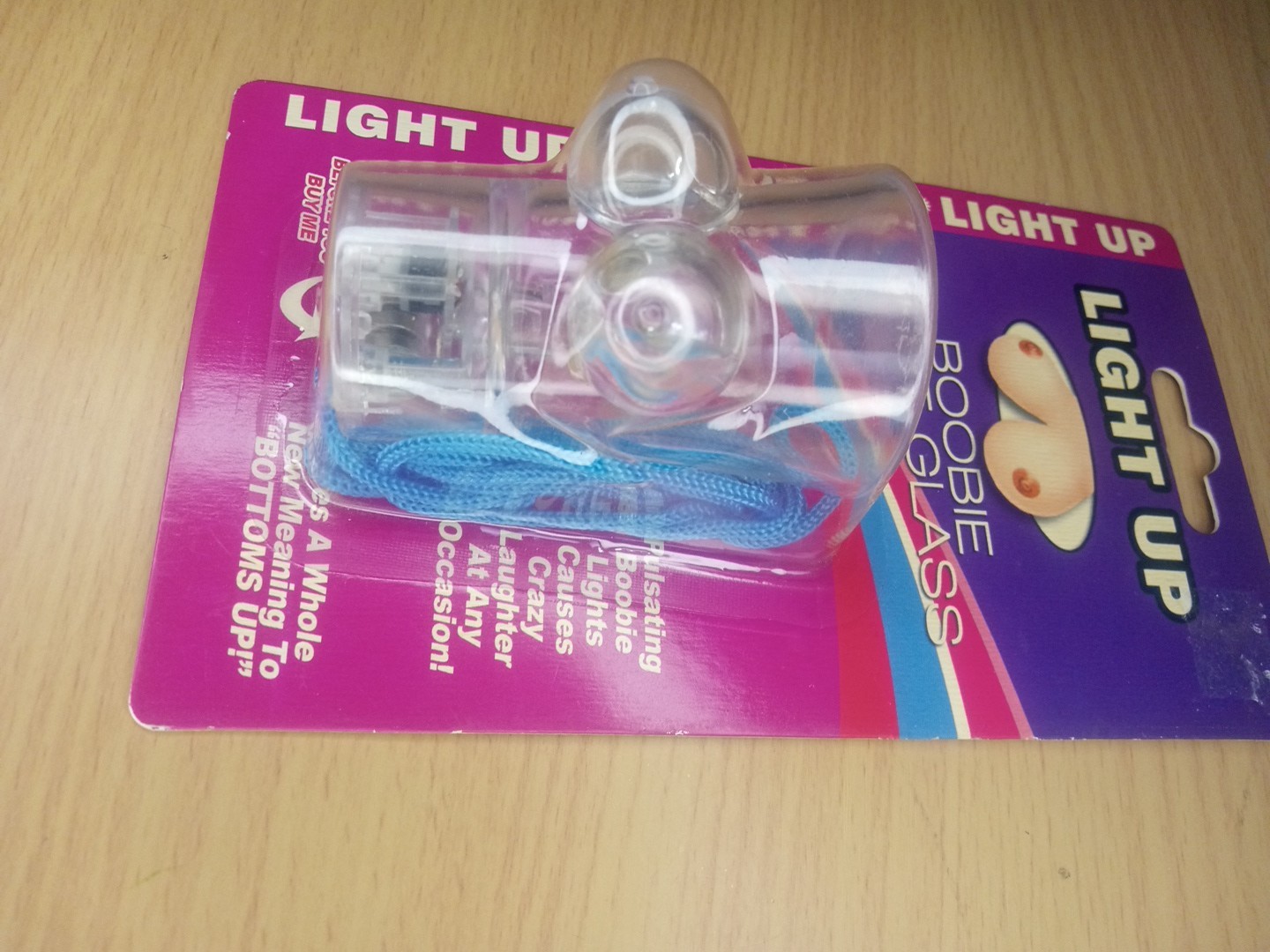 Light Up Boobie Shot Glass With String