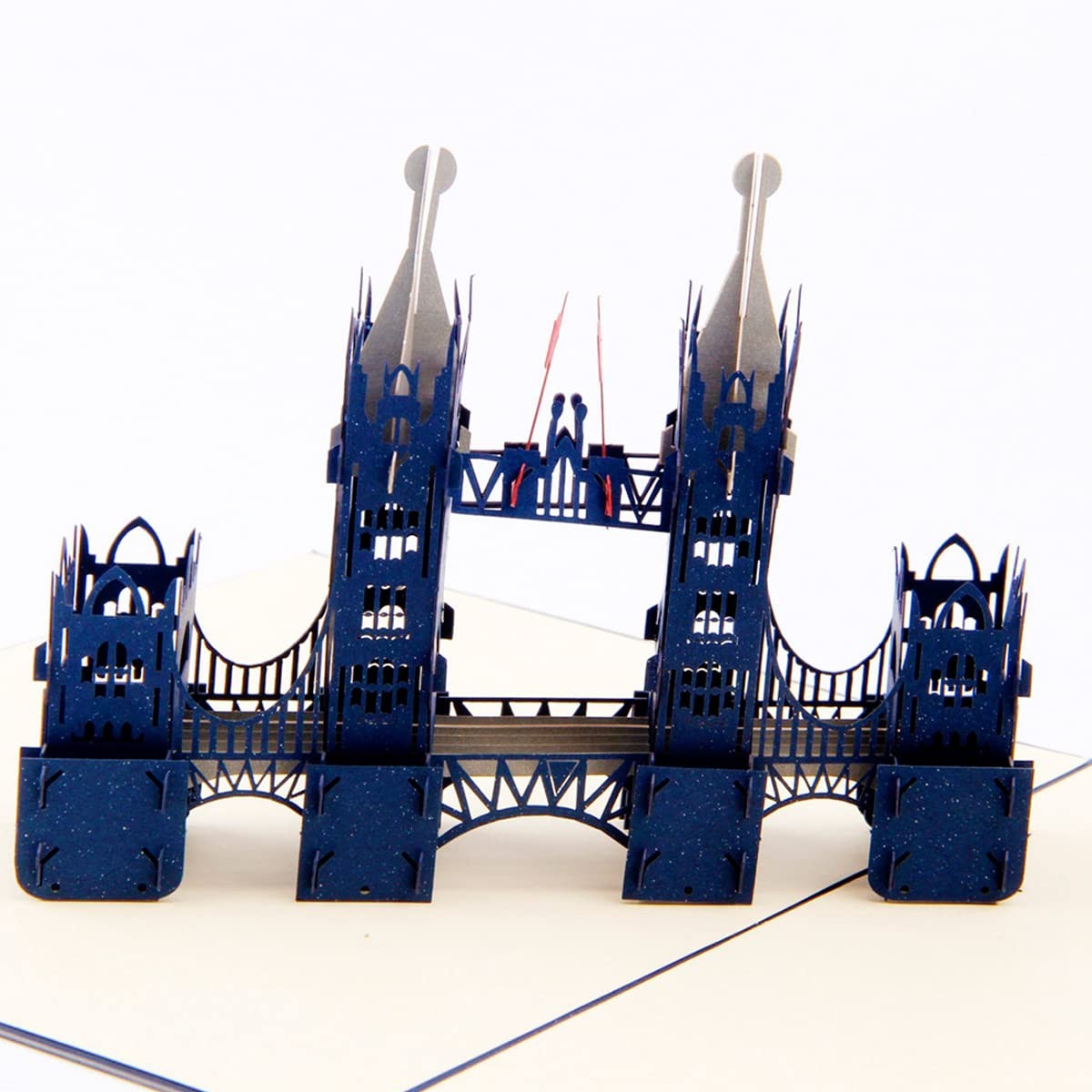ENJOYPRO London Tower Bridge Pop Up Card, Birthday Pack of 1, 3D