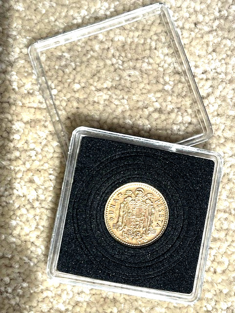 Unusual 60th Birthday Gift-1966 Spanish Birth ONE PESATA – Present.