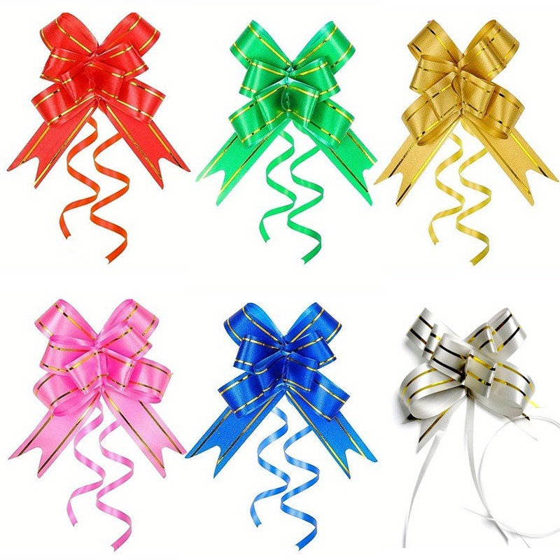 60/40/10PCS Colorful Gift Packaging Bow Party Birthday Mother’s Day Halloween