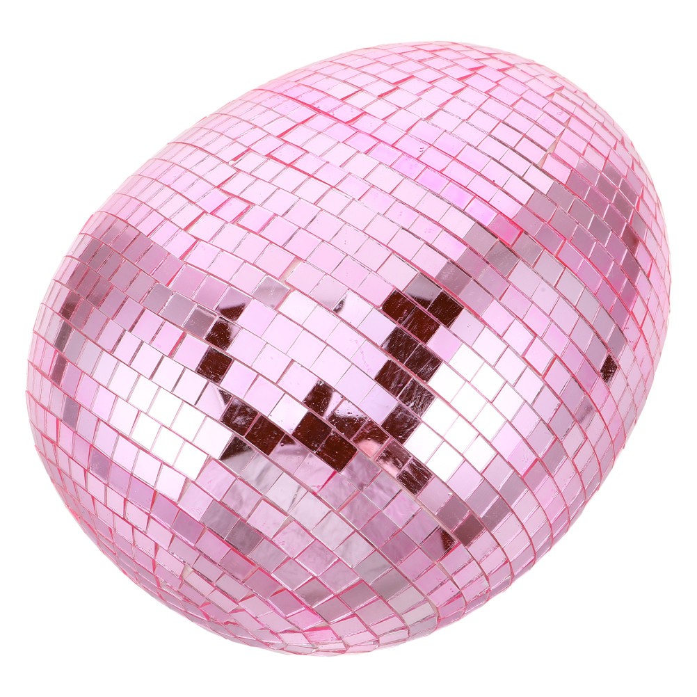 Reflective Ball Disco Egg Ornament Photo Prop for Weddings Eggs Easter