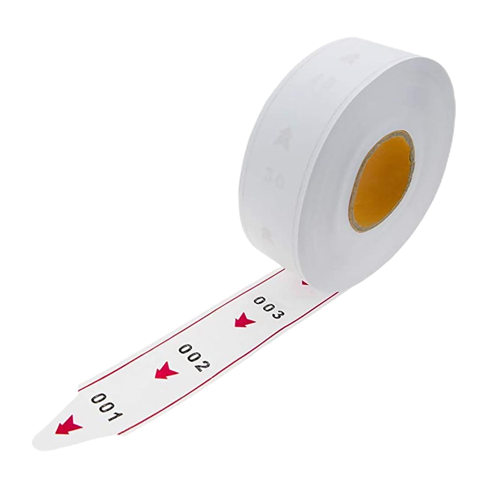 White 2 Digit Turn O Matic Take A Number Tickets 2000 Count Dispenser Roll