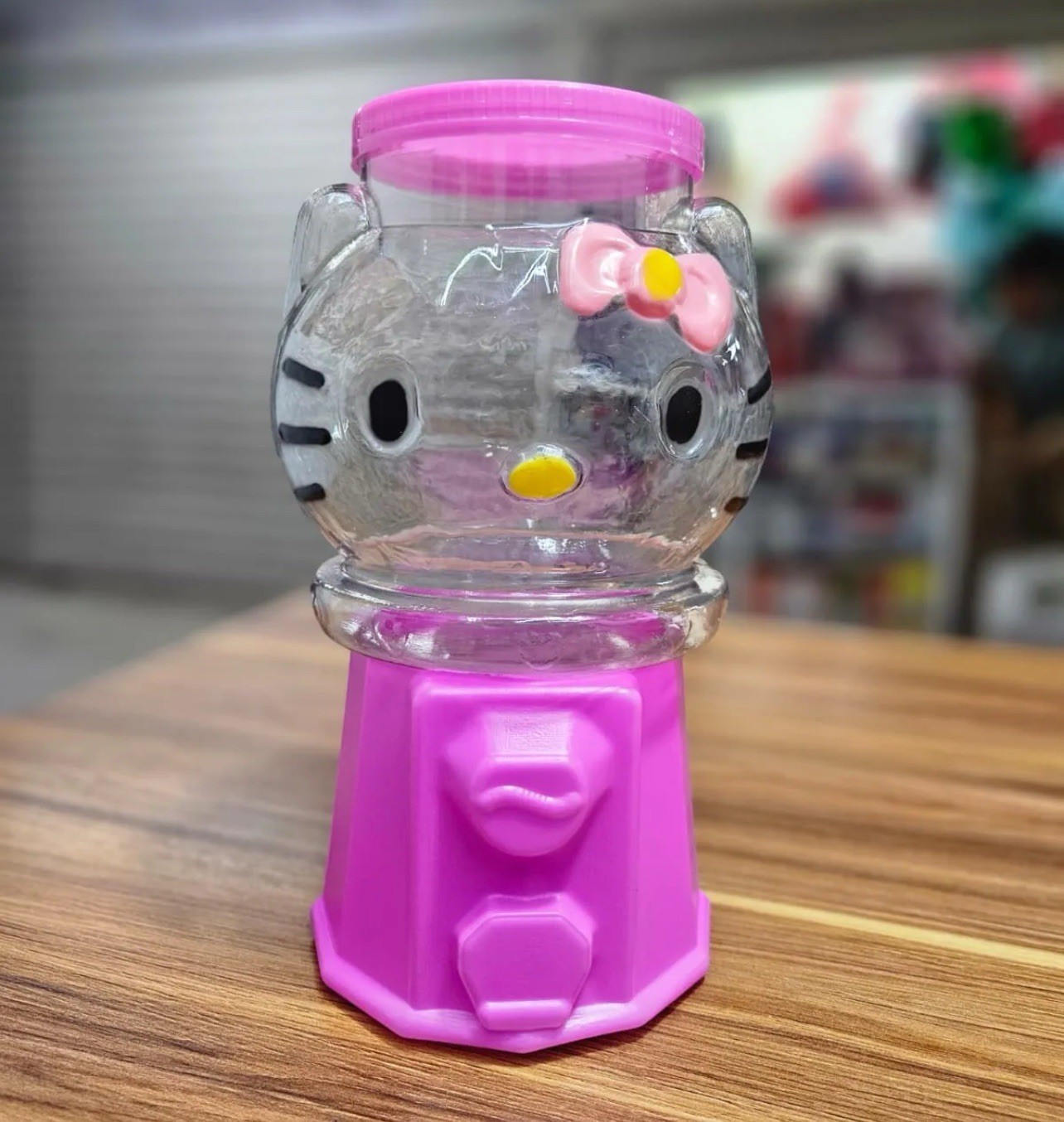 Hello Kitty Chiclera Plastic Dummy Gumball Machine Centerpiece Party Piñata 10Pk