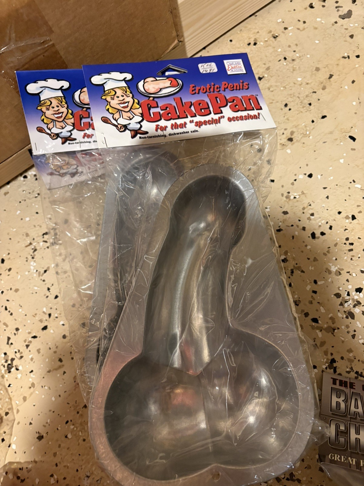 Bachelorrette Pecker Cake Pan – Bride to Be Party Fun Shower Gag Gift