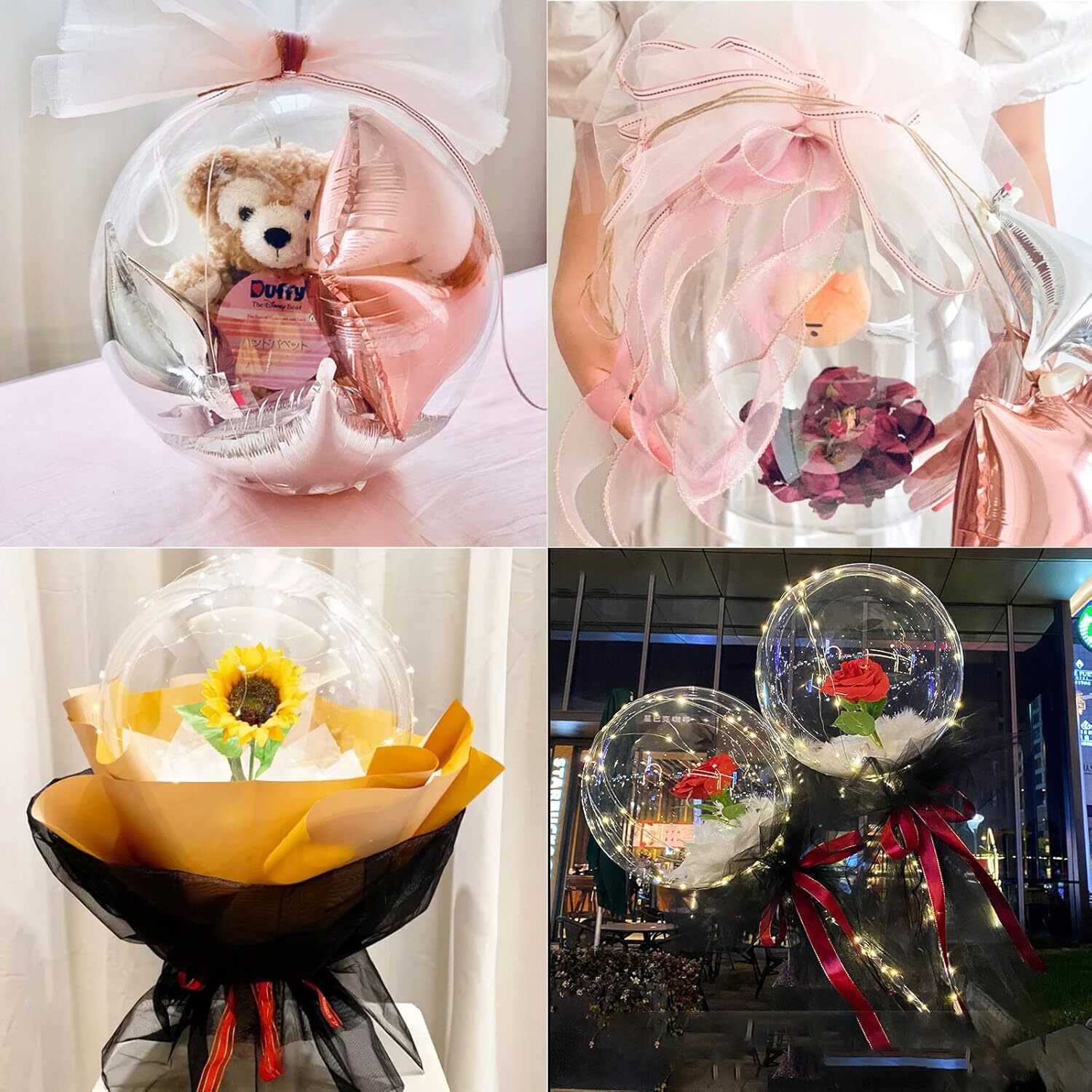 Balloons Filling Machine for Stuffing Gift Rose Plush Toy Balloon Bouquet Party
