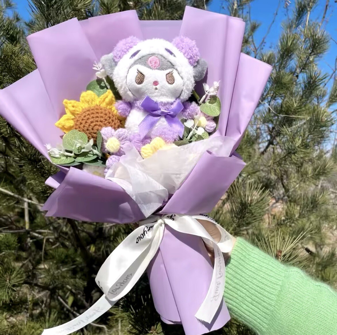 Kawaii Hello Kitty Sanrio Artificial Flower Bouquet Christmas Gift Valentine’s