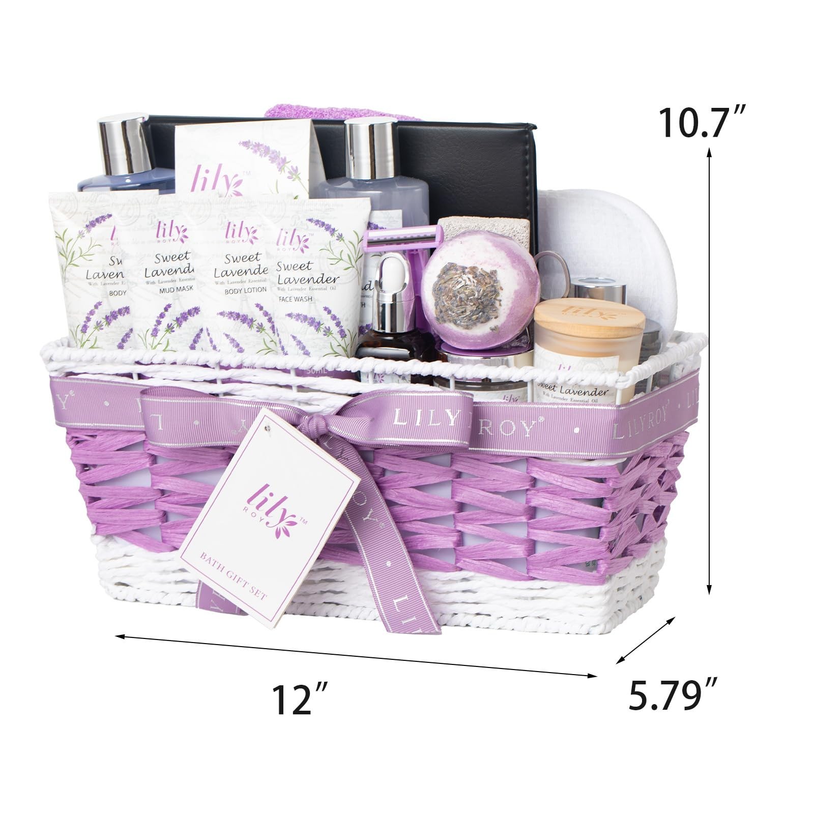 Christmas Gifts for Women – 22-Piece Luxury Lavender Bath and Body … Fast Ship