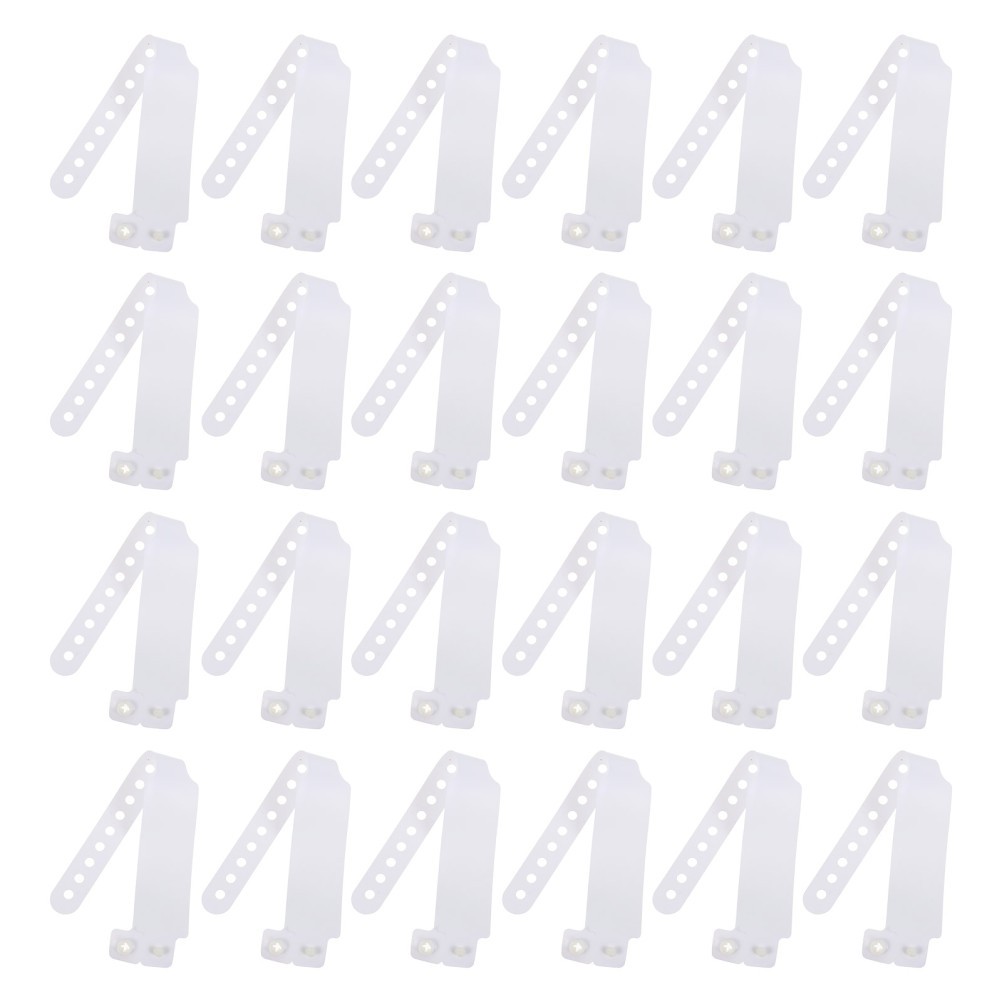 100 Pcs Hospital Identification Bracelets Hospitals Patient Wristbands