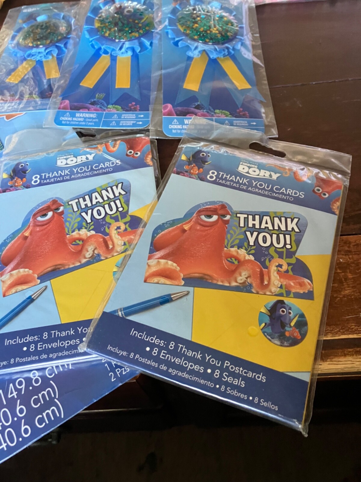 Disney Finding Dory Nemo Birthday party lot invitations thank you decorations
