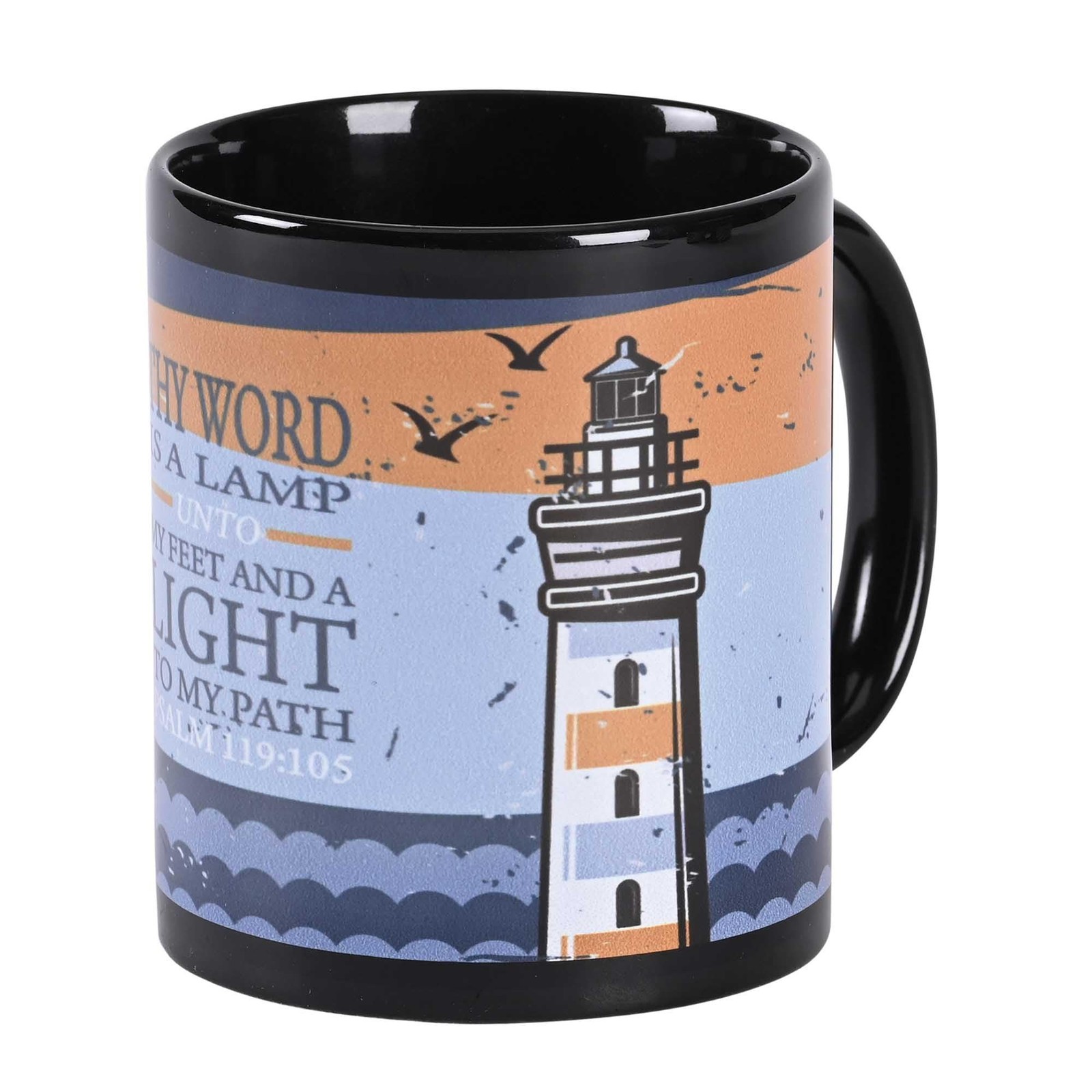 Dicksons Inspirational Christian Coffee Cup Mug 11 Ounce Ceramic Lighthouse T…