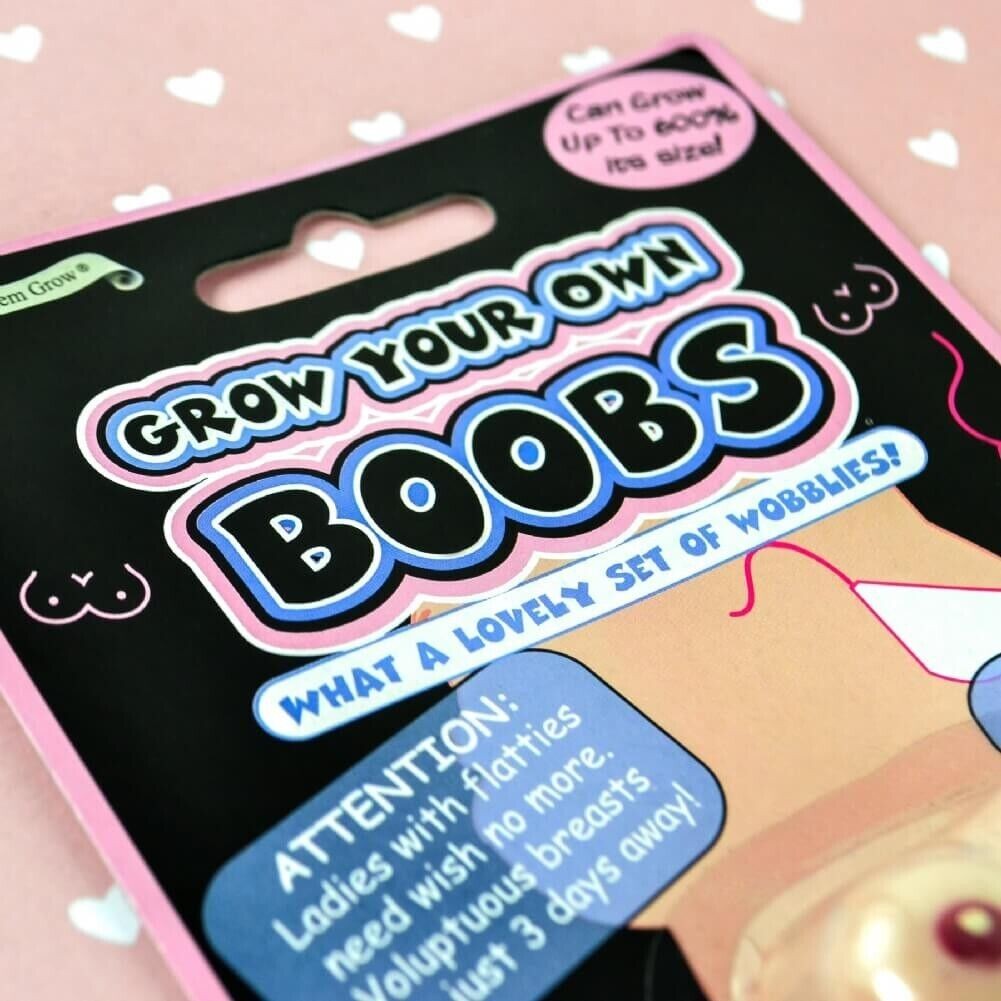 Grow Your Own Boobs Boobie 600% in water! – Hysterical Adult Gag Joke Prank Gift