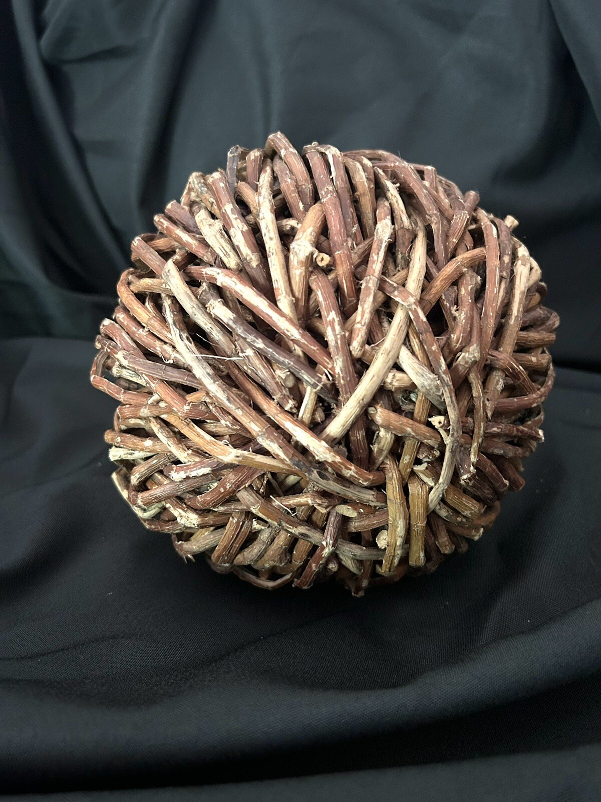 Natural Woven Twig Pear Home Decor Large 11.5” Rustic Gourd