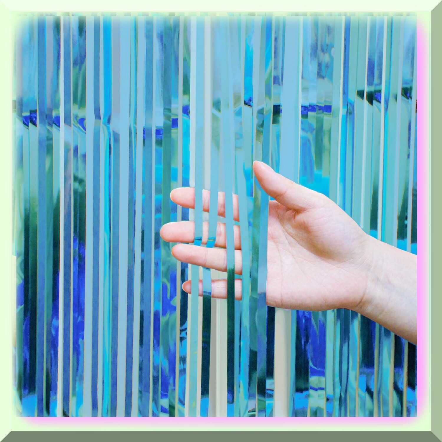 Underwater Bubble Party Kit with Tinsel Backdrop