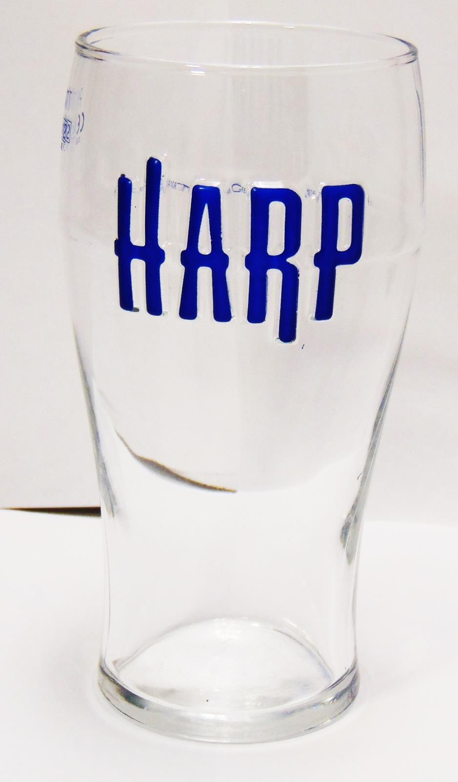 Personalised Harp Larger Pint Glass, Gift for Him or Her Your Message Engrave