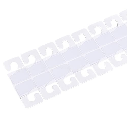 Clear Self Adhesive Hang Tabs Hooks Plastic Display Hand Tabs J 10.6*16.5inch