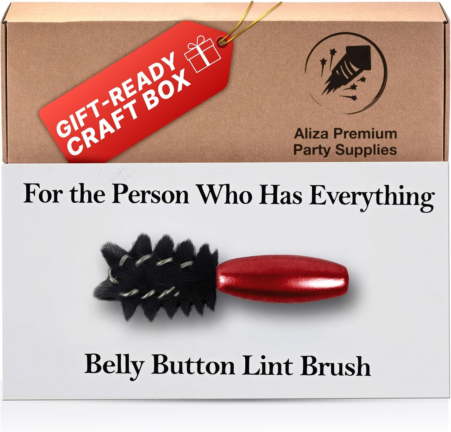 Gift for Husband by Aliza | Belly Button Brush – Excellent Gift for Wife Husband