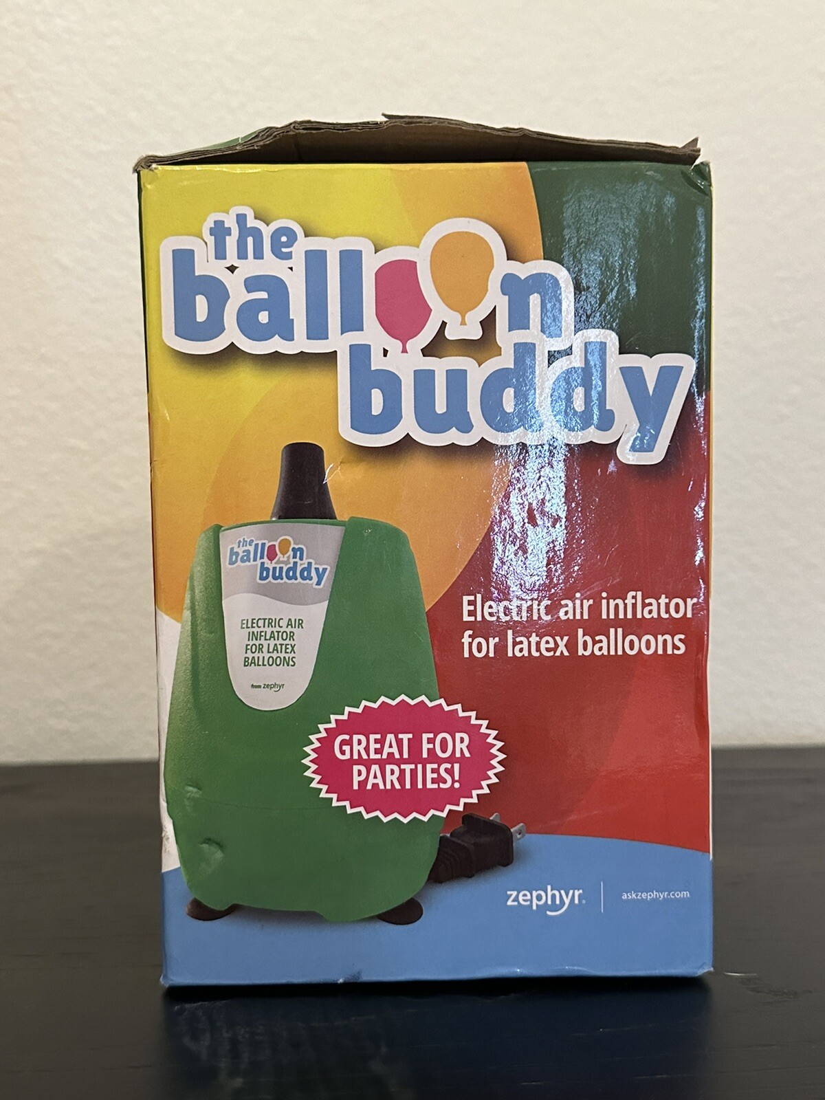The Balloon Buddy Electric Air Inflator For Latex Balloons
