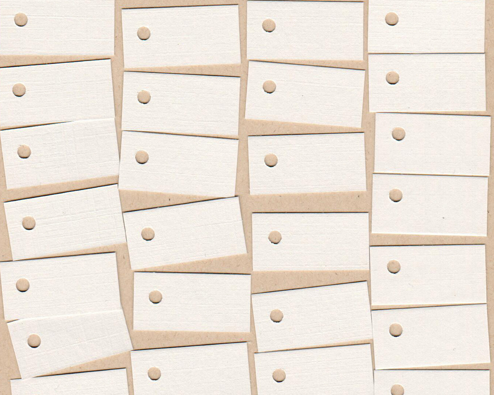 100 Blank Mini TINY Gray PRICE Tags 1/2″x1″ & 100 Cut Strings~Jewelry~Crafts