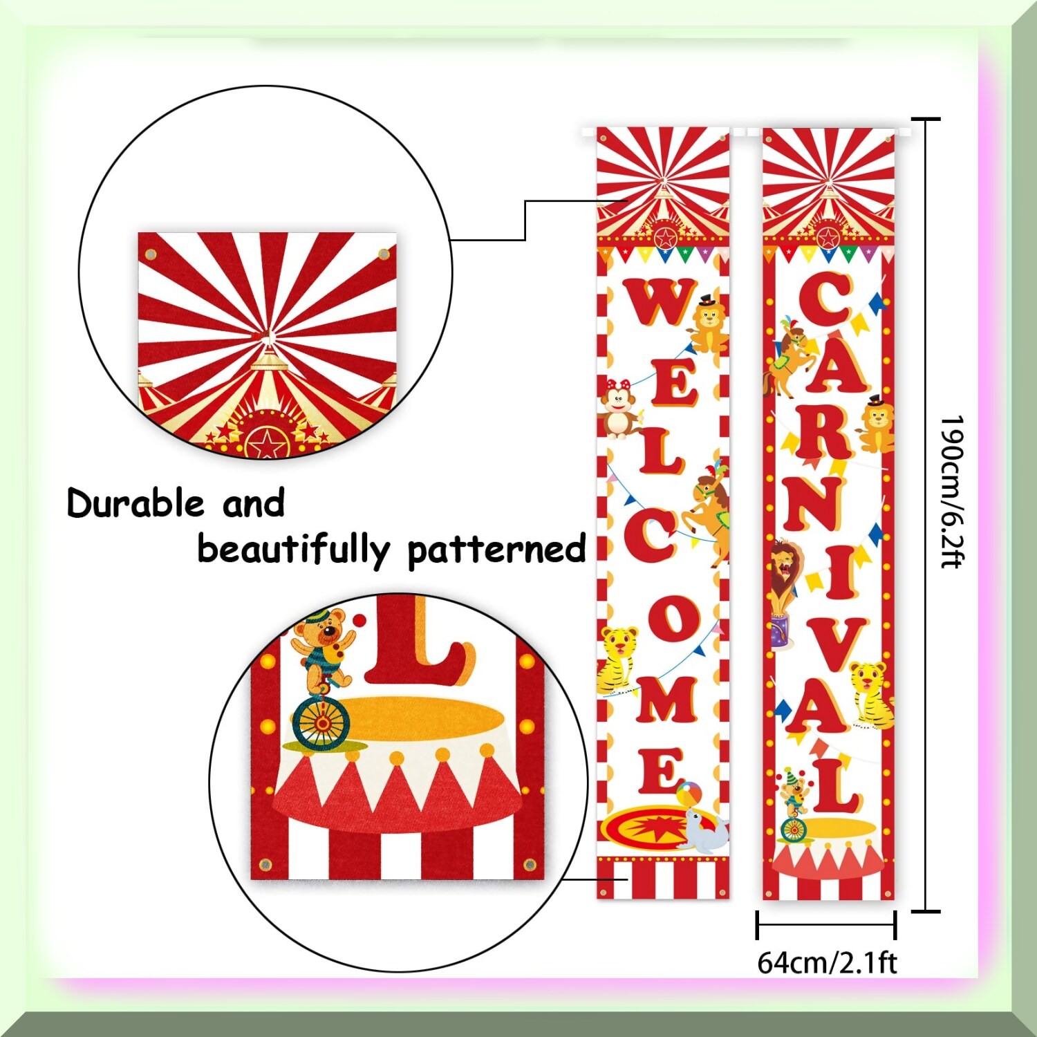 Colorful Yard and Door Sign for Birthday