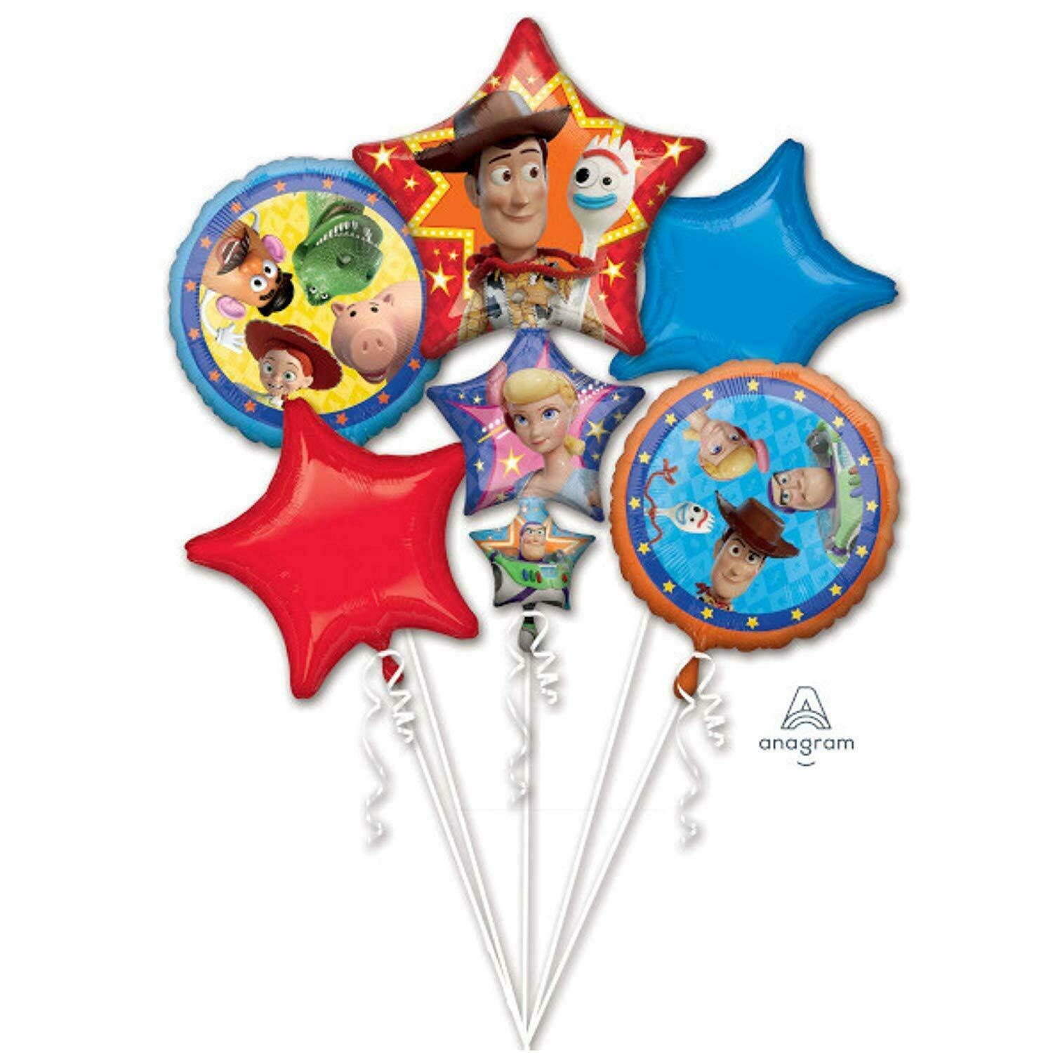 Disney Toy Story 4 Balloon Bouquet Birthday Party Decoration Supplies New!