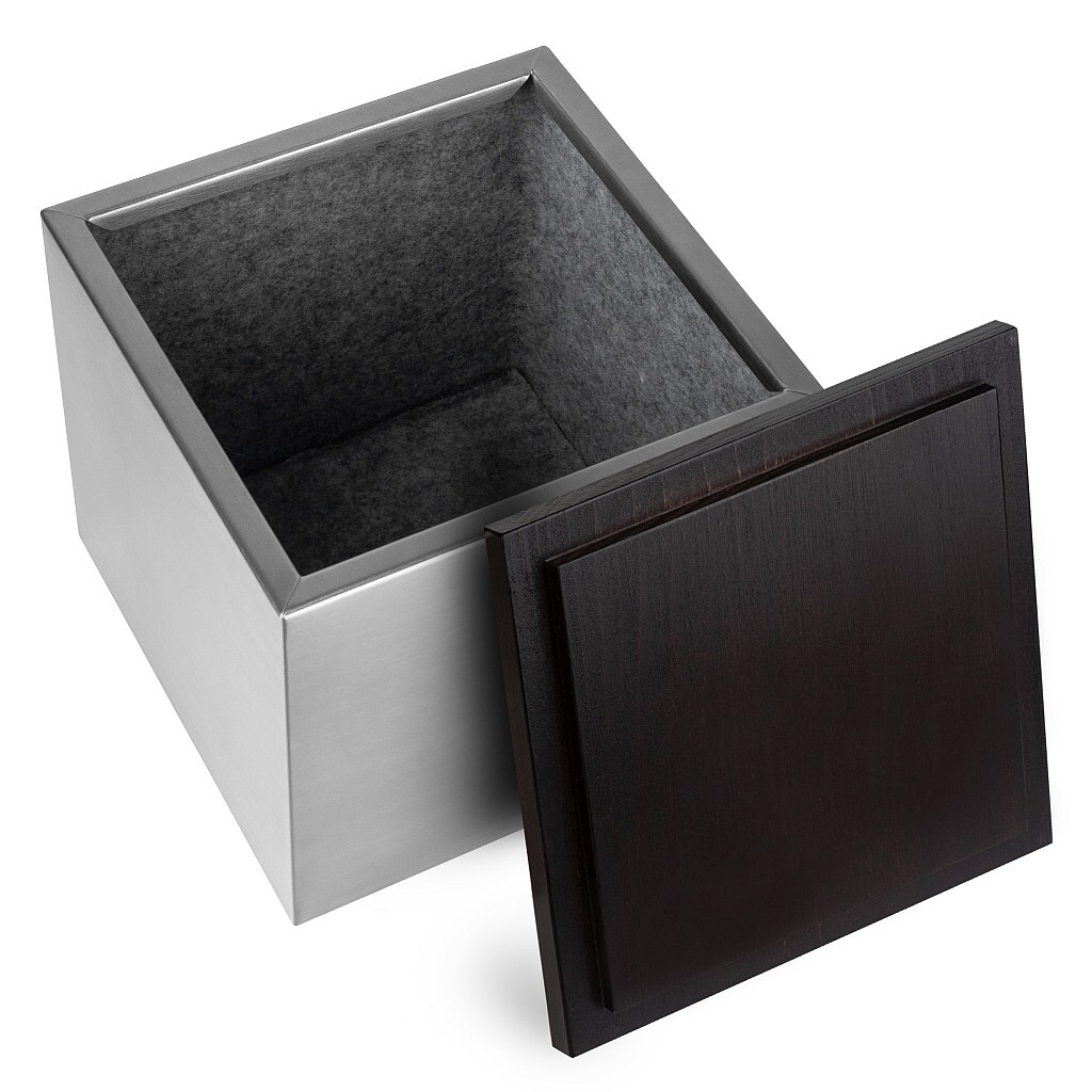Silver Box For Ashes – Exclusive stainless steel cremation urn for Adult ashe