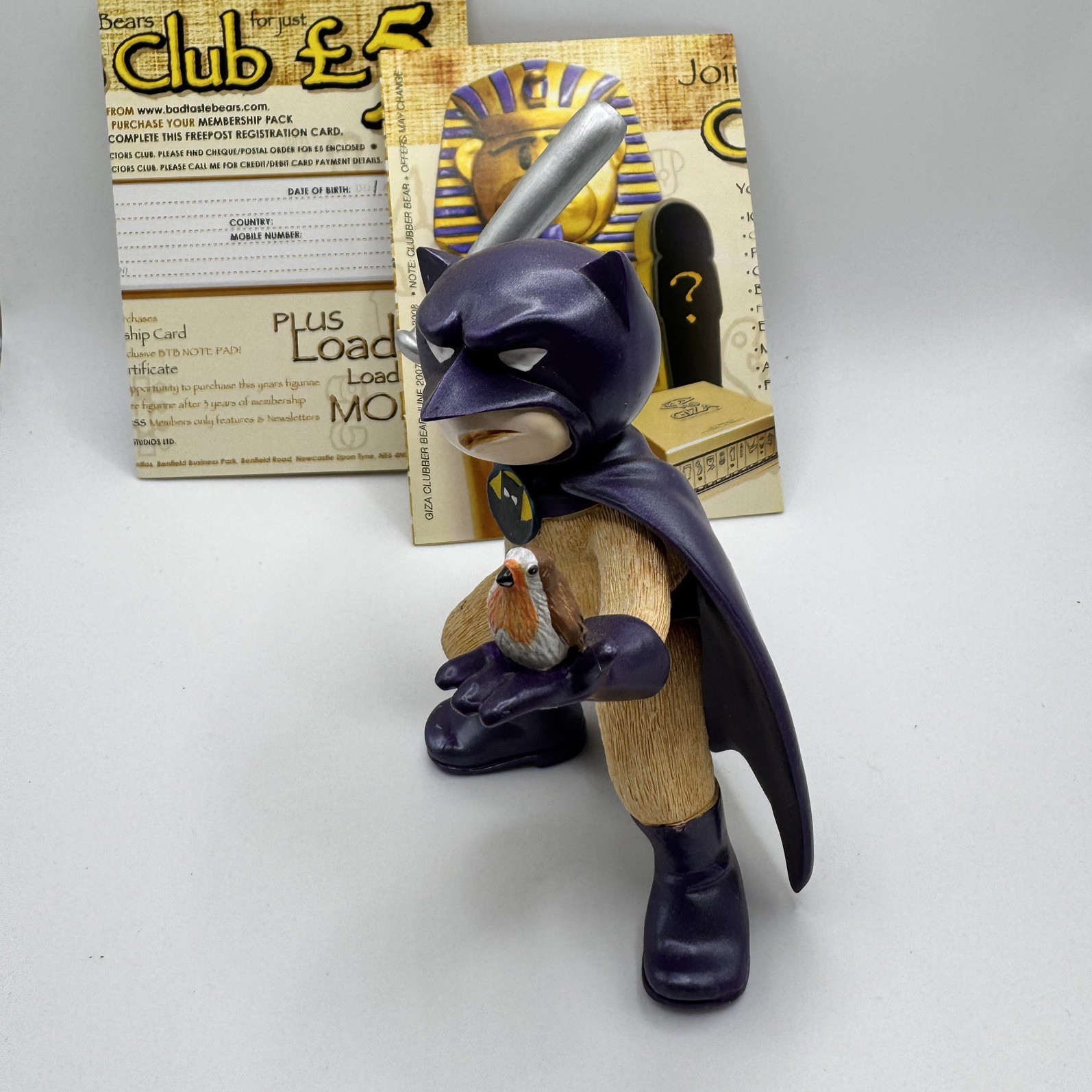 Bad Taste Bears. Wayne (Batman) 2008. Open Box. Limited Edition.