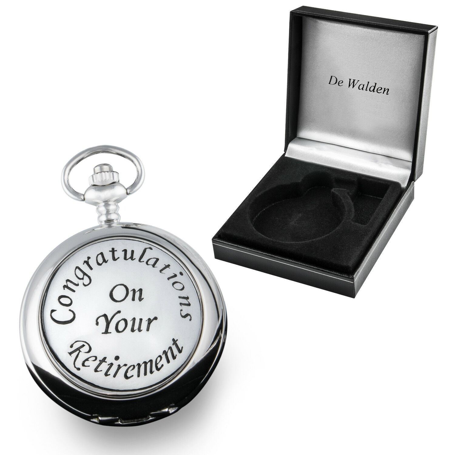 Mens Retirement Pocket Watch Gift Employee Colleague Work Leaving Retire Gifts
