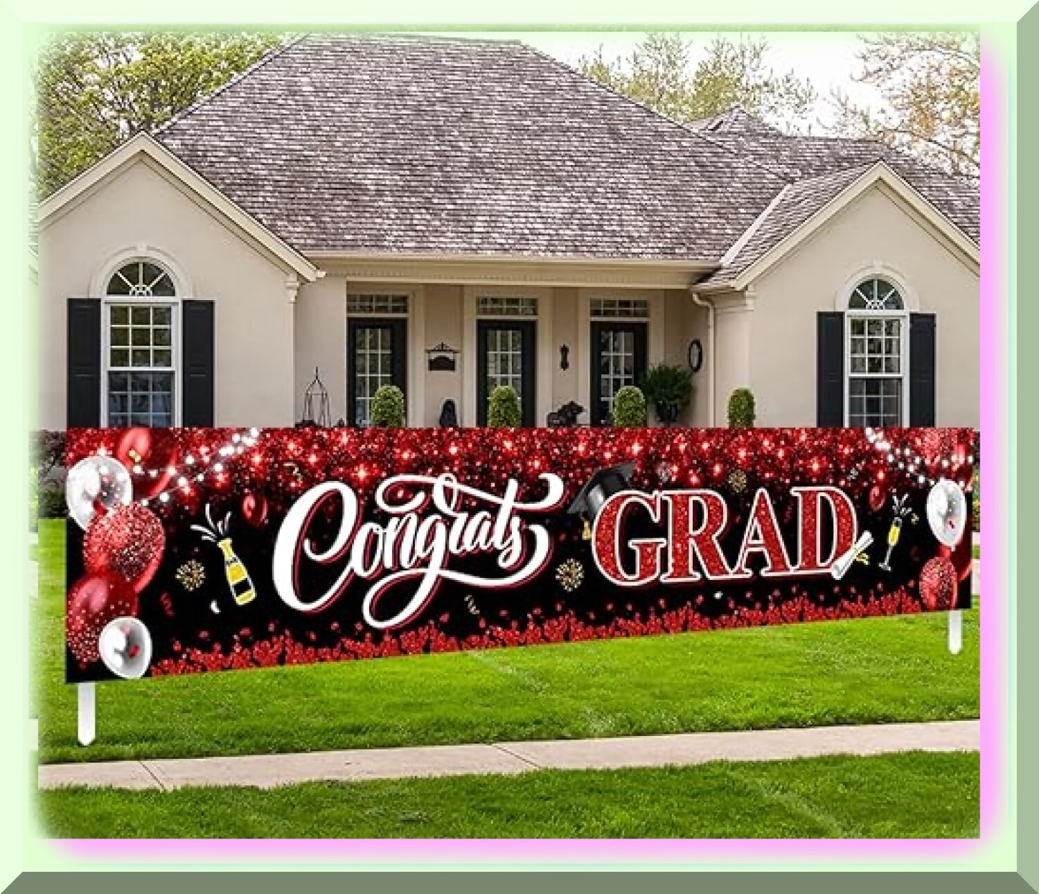 Class of 2024 Red Yard Sign