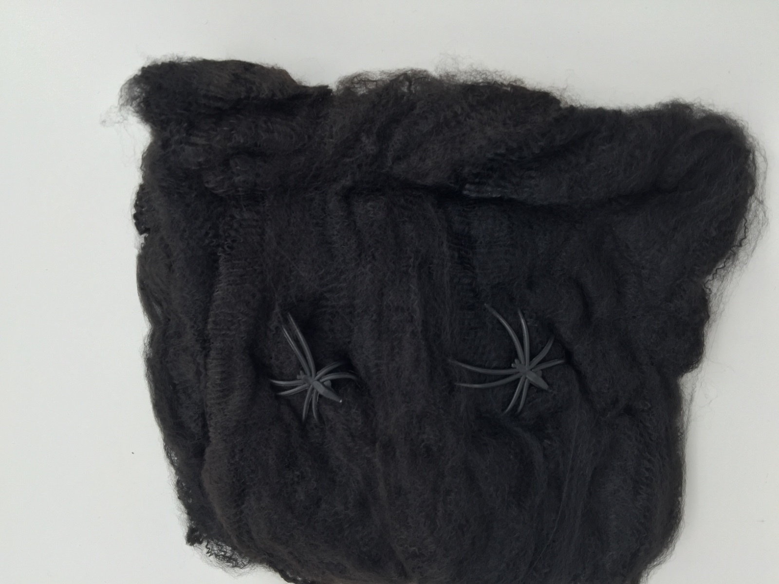 HALLOWEEN Party Horror Decor Black or White Spider Web Decoration +2 spiders