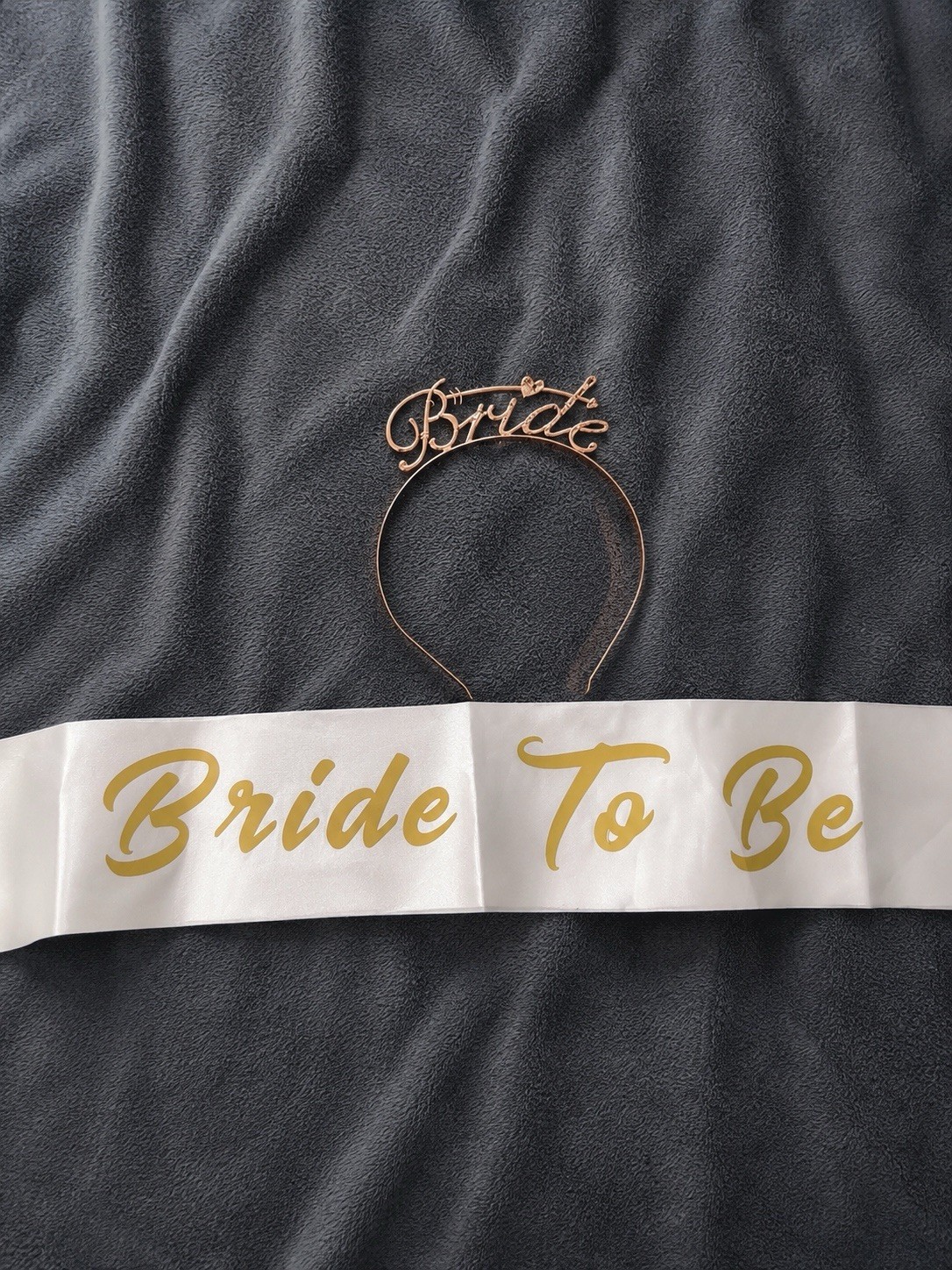 Bride To Be Sash & Headband Set Bridal Shower Bachelorette Party