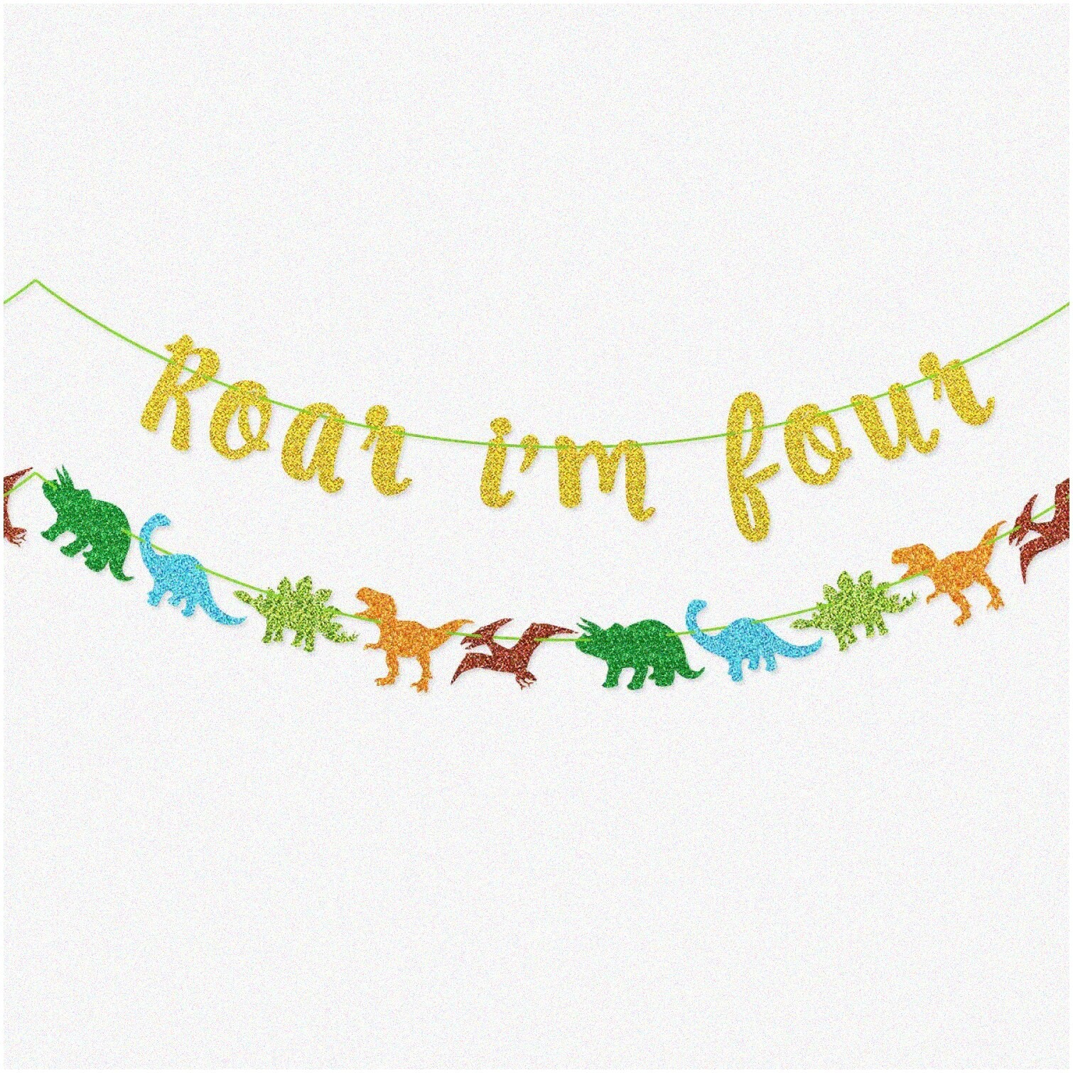 Dinosaur Birthday Banner for Kids’ Party Decor
