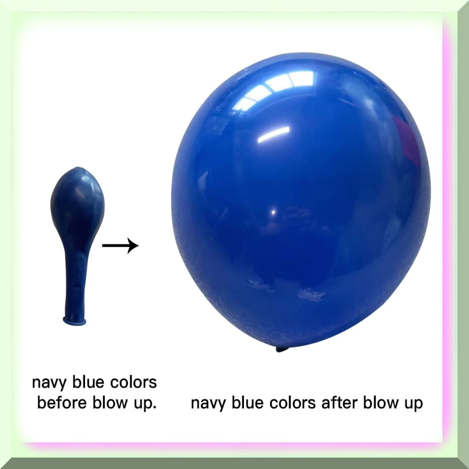 Navy Blue and Gold Balloon Garland Kit 131 Pieces