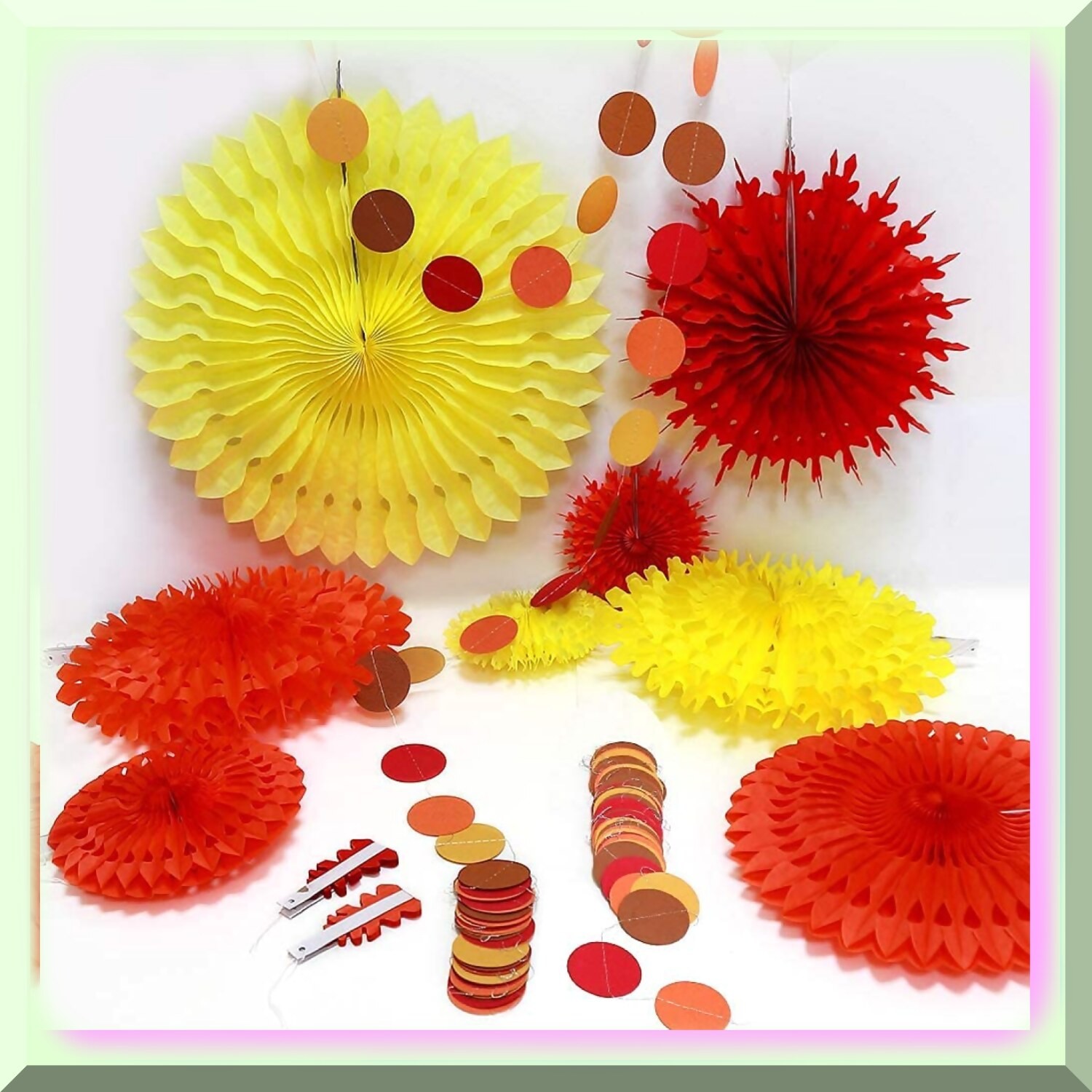 Autumn Fall Party Decor Kit 12 Pieces