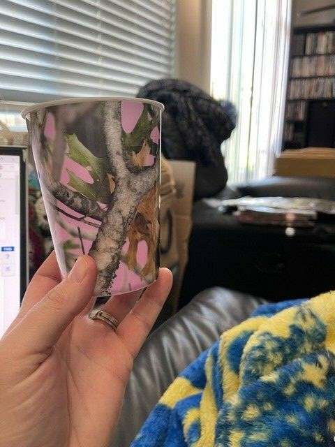Pink Camo 16oz. Plastic Souvenir Cup New!!!