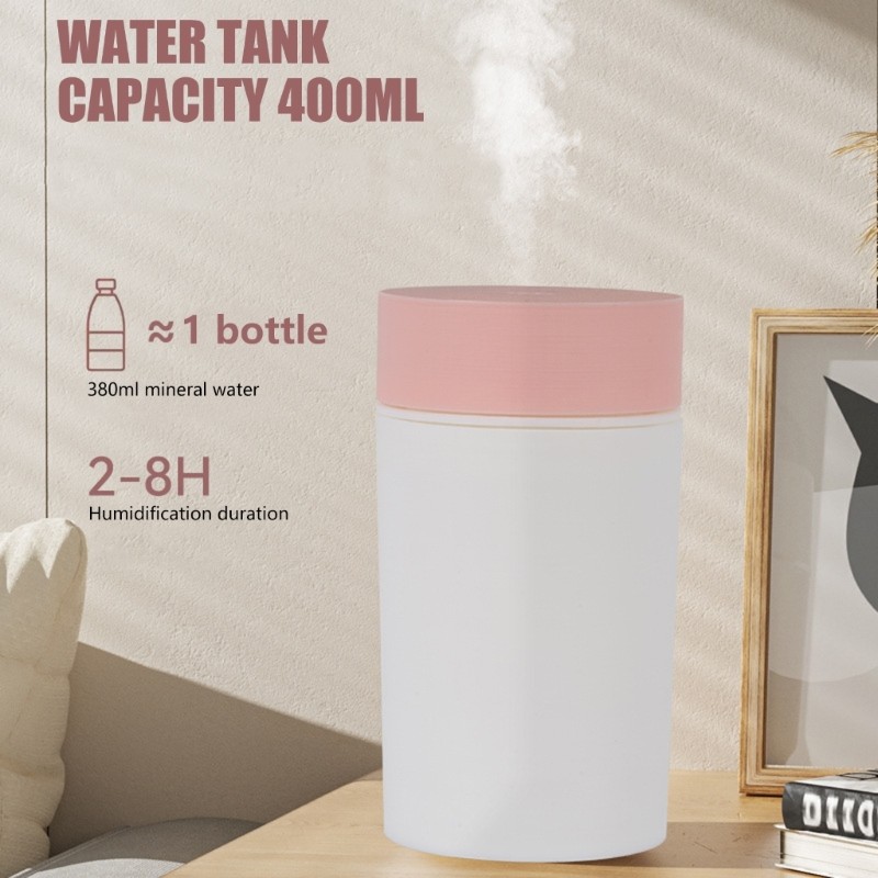 3D Printing Humidifier Kit With Large Opening For Easy Water Filling 400ml