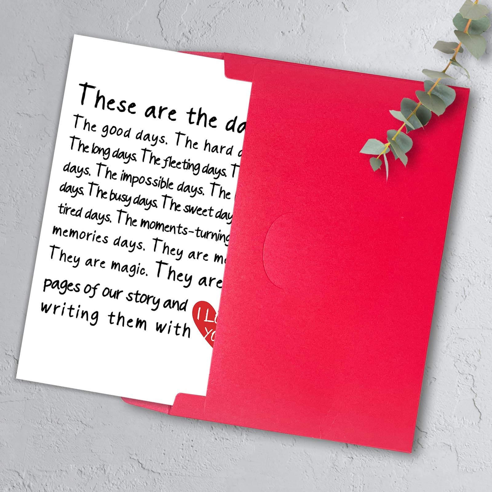 HEJOYN Fathers Day Card Gifts from Wife, 8×5.3 inches, Father’s day card 16