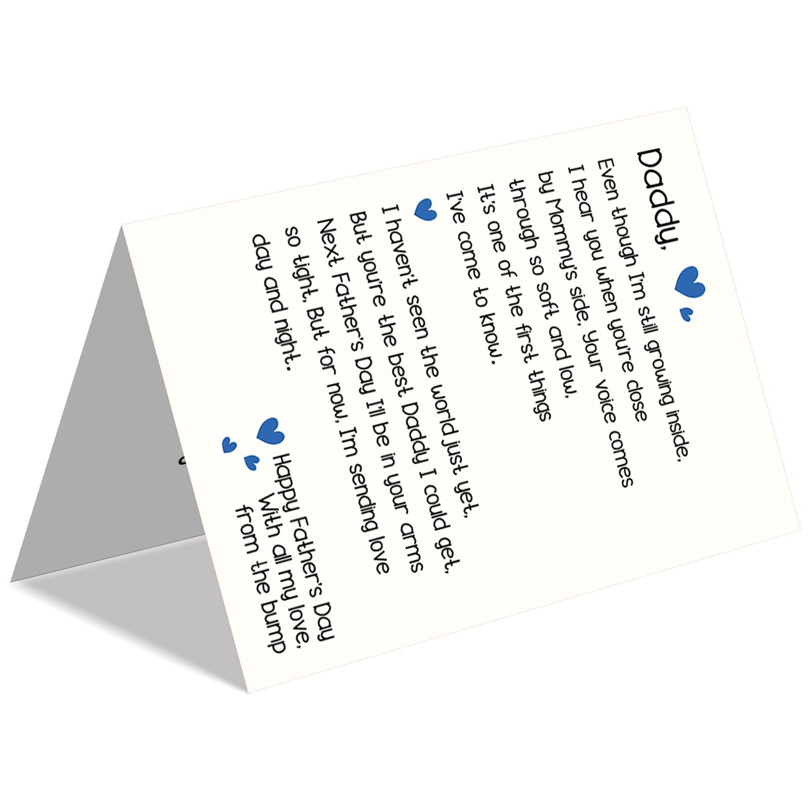 Smithtuy Father to Be Fathers Day 7 x 5 inches / 17.78 x 12.70 cm, SY-290