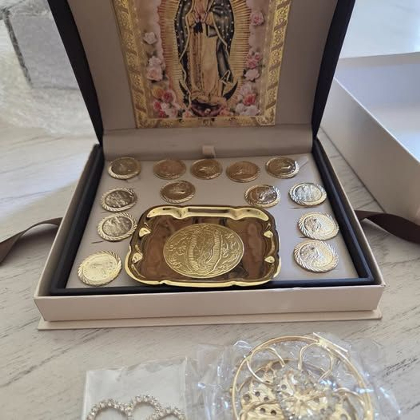 Cuitáxi 14k Gold Plated Wedding Arras for Ceremony