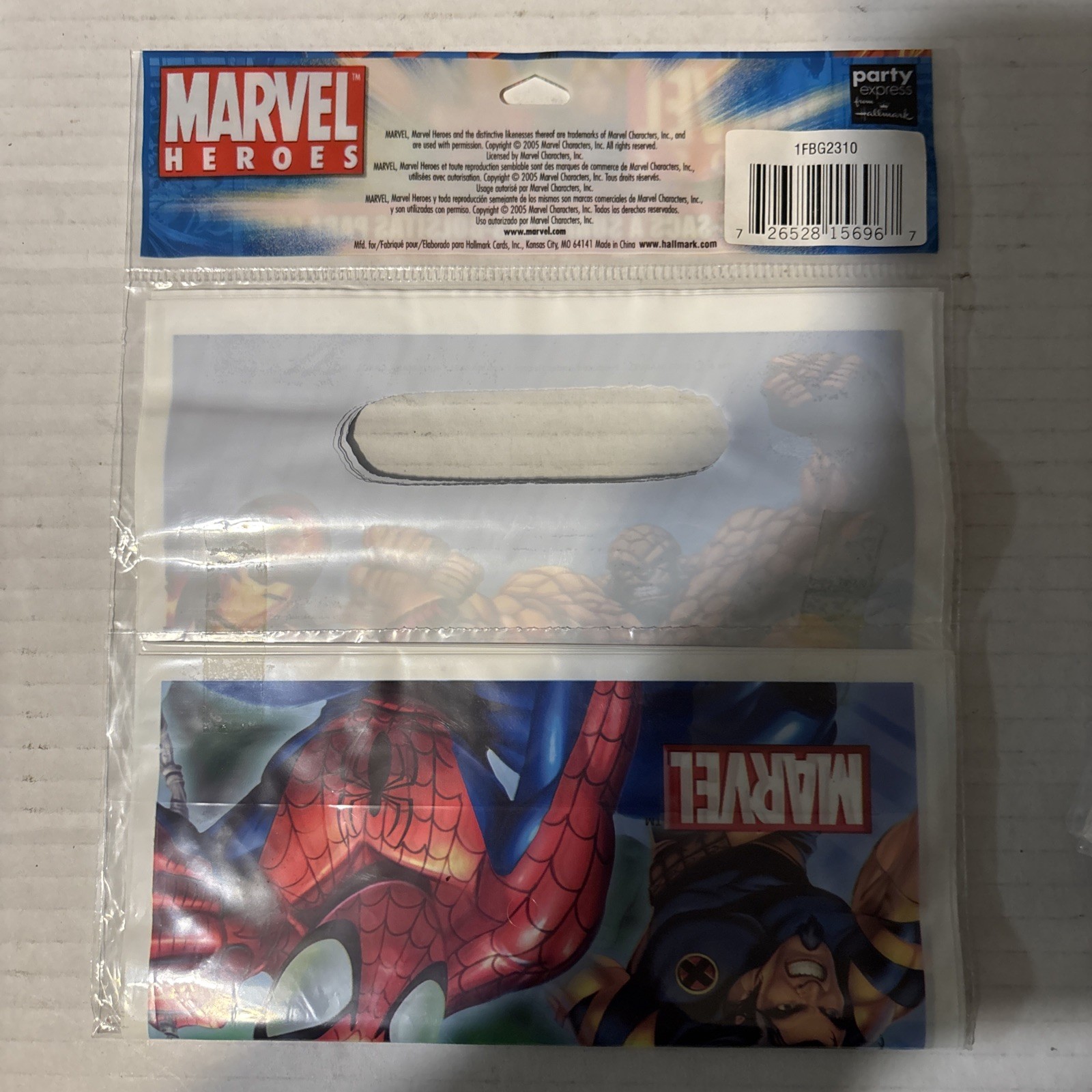 NEW MARVEL HEROES LOOT BAGS PARTY SUPPLIES 8pack Treat Sacks Hallmark Brand