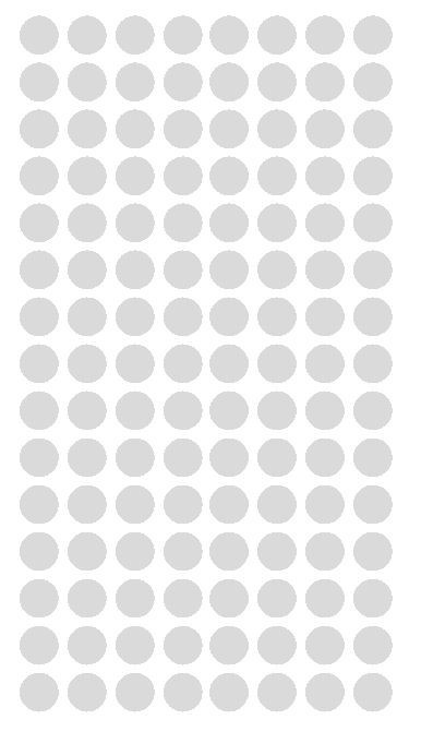 1/4″ Lt GREY GRAY Round Color Coding Inventory Label Dots Stickers MADE IN USA