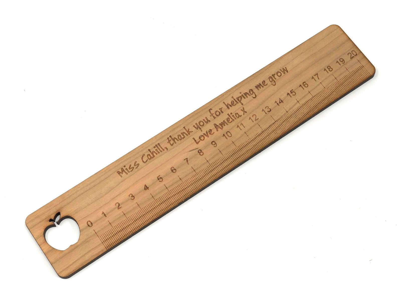 Personalised Teacher Gift Thank You Unique Ruler Gifts School Nursery Bookmark