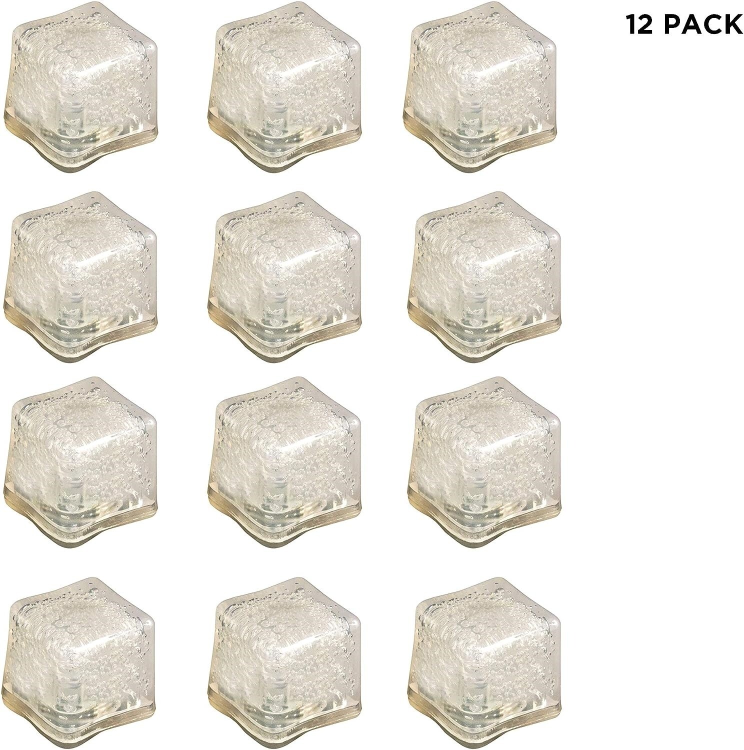 Luces Led En Cubos De Hielo Para Fiestas, Bares Bodas Club 12 PCS Reutilizables