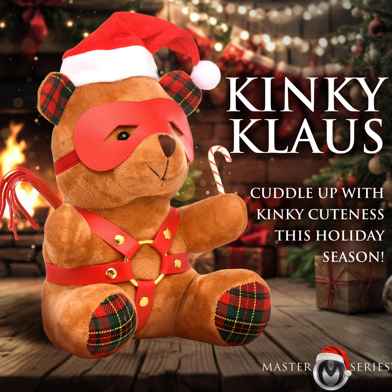 Soft Plush Bondage Bear Novelty Item Bachelorette Holiday Kink Fun Gag Gift