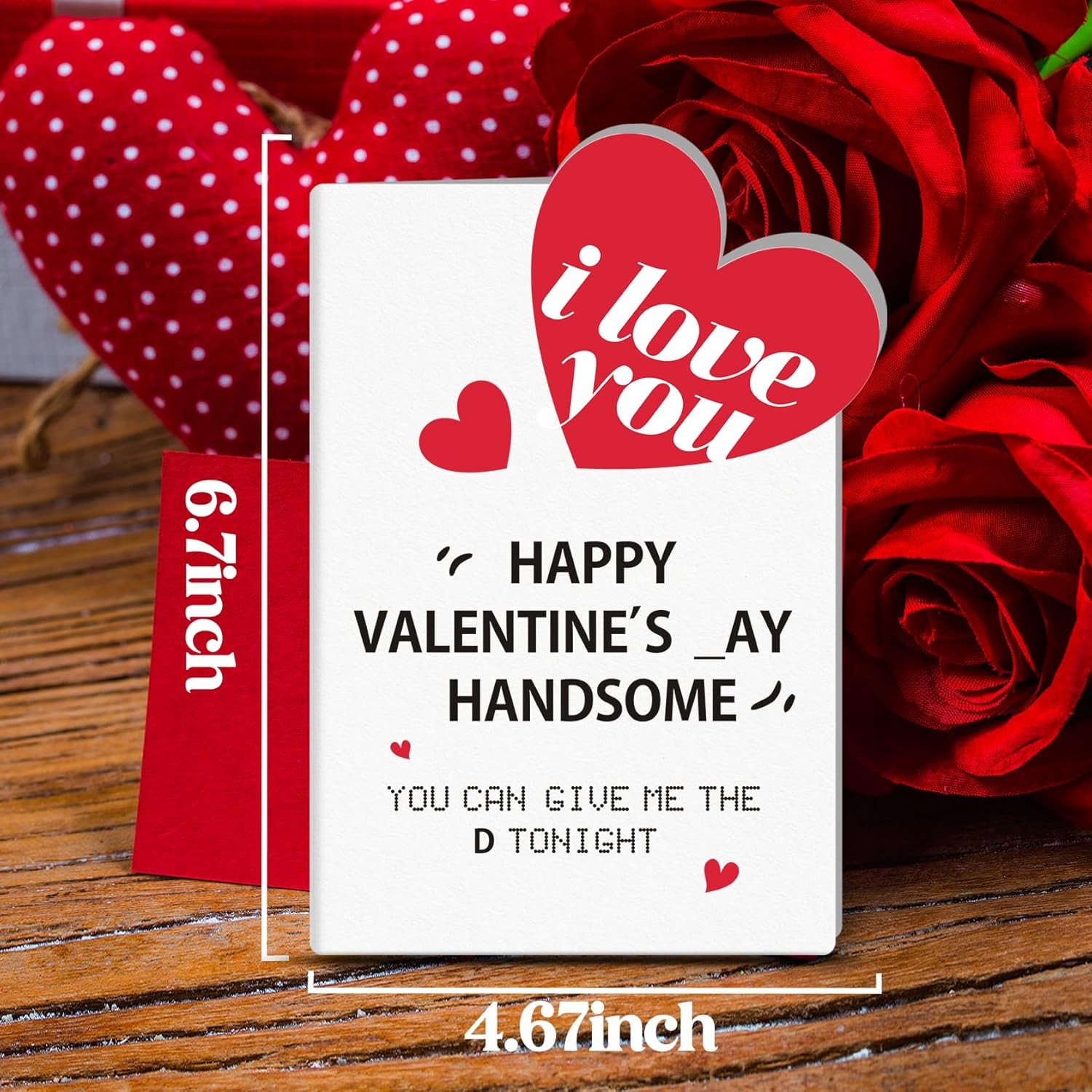 Valentines Day Love Gifts for Him, Valentines Day Card Gifts for Husband