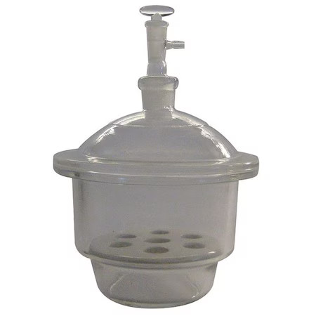 Vacuum Desiccator, Glass, Clear, I.D. 240Mm (Formerly Lab Safety Supply), 5Yhu8